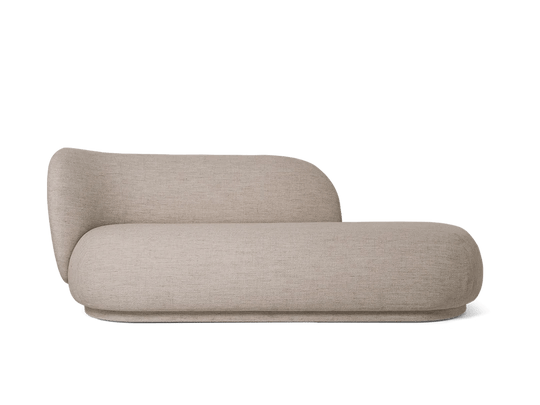 Rico Divan Left - Ferm Living Sofas - Bouclé - Sand - HORNE
