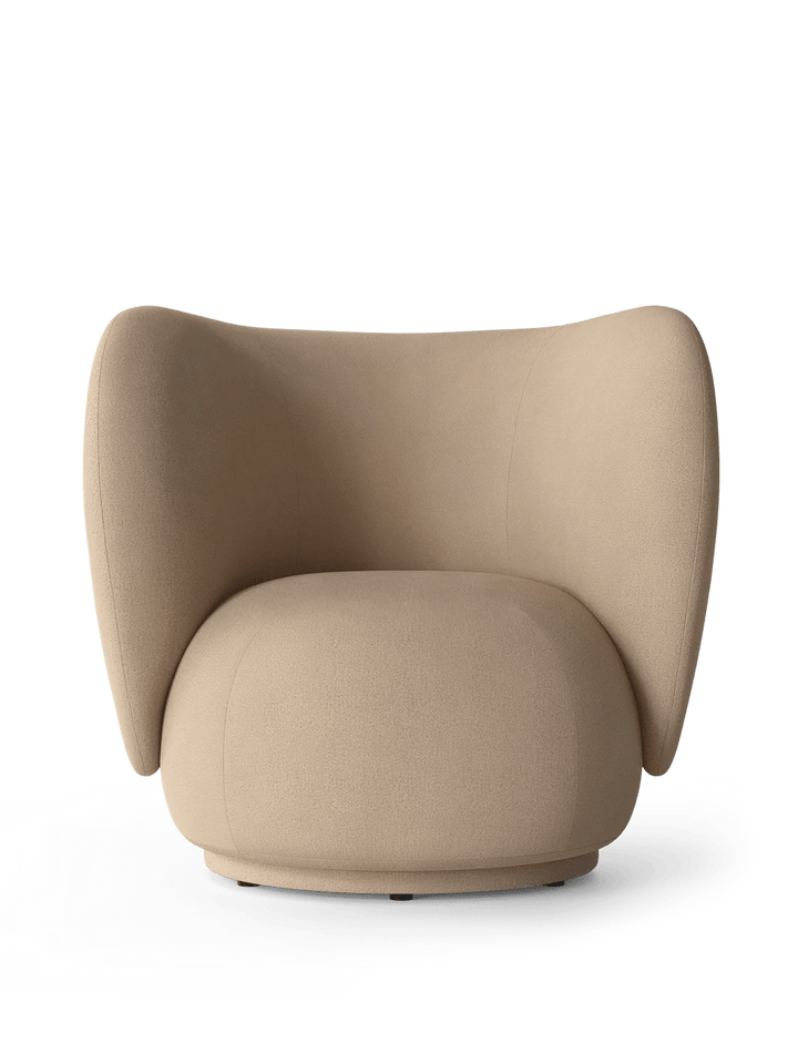 Rico Lounge Chair - Ferm Living Chairs - Brushed - Sand - HORNE