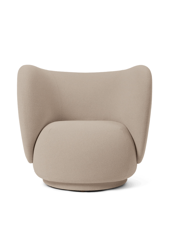 Rico Lounge Chair - Ferm Living Chairs - Grain - Cashmere - HORNE