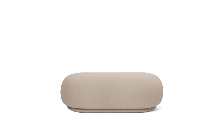 Rico Ottoman - Ferm Living Stools + Benches + Ottomans - Grain - Cashmere - HORNE