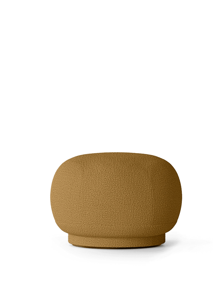 Rico Pouf - Ferm Living Stools + Benches + Ottomans - Wool Bouclé - Sugar Kelp - HORNE