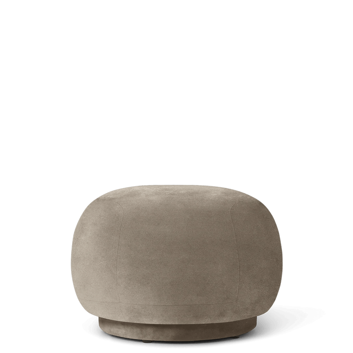 Rico Pouf - Ferm Living Stools + Benches + Ottomans - Rich Velvet - Beige - HORNE