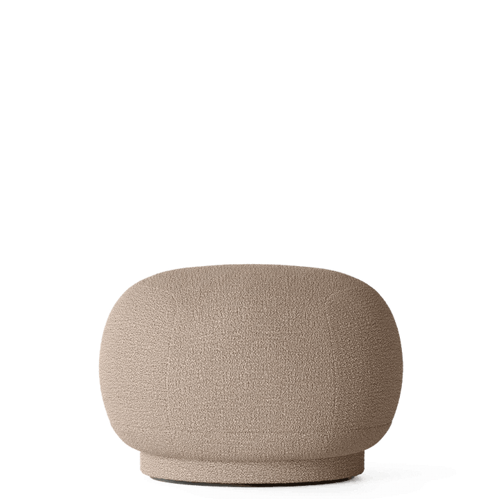 Rico Pouf - Ferm Living Stools + Benches + Ottomans - Bouclé - Sand - HORNE