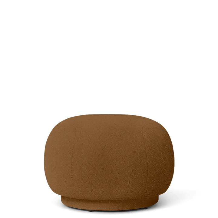 Rico Pouf - Ferm Living Stools + Benches + Ottomans - Grain - Caramel - HORNE