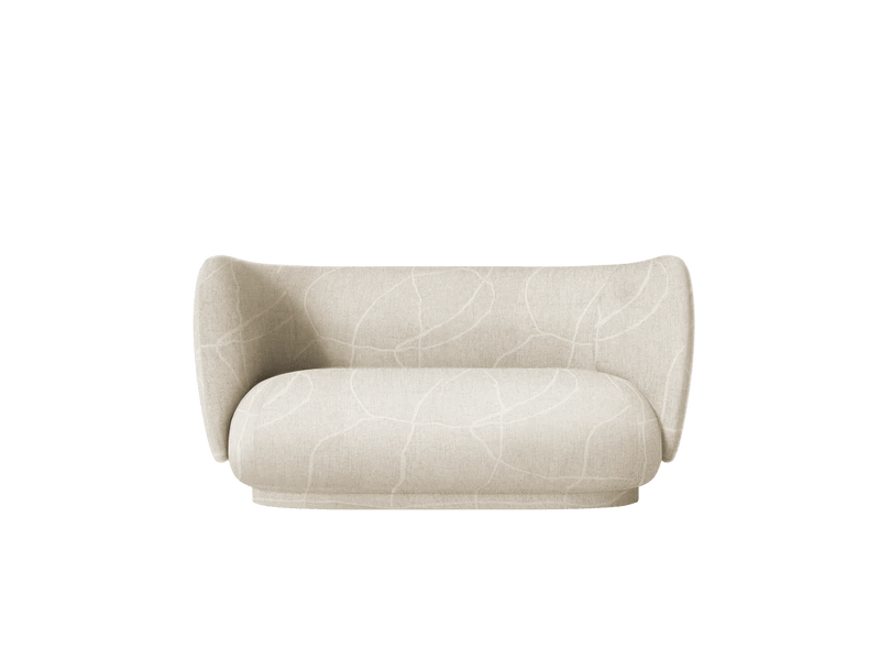Rico Sofa 2 - Ferm Living Sofas - Bouclé - Off - White - HORNE