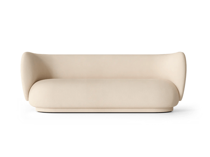 Rico Sofa 3 - Ferm Living Sofas - Brushed - Off - white - HORNE