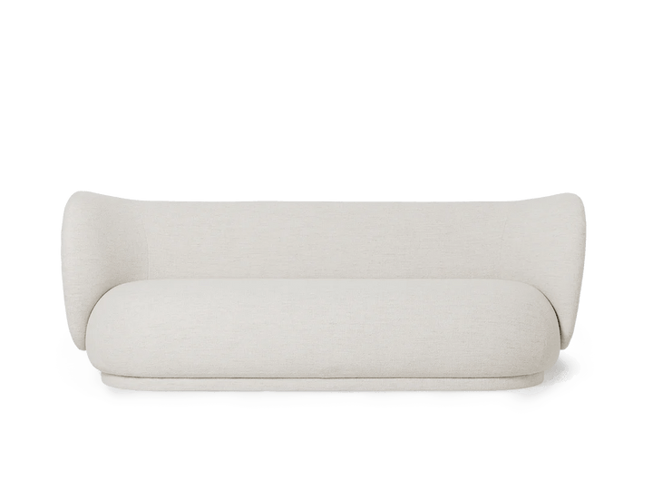 Rico Sofa 3 - Ferm Living Sofas - Bouclé - Off - White - HORNE