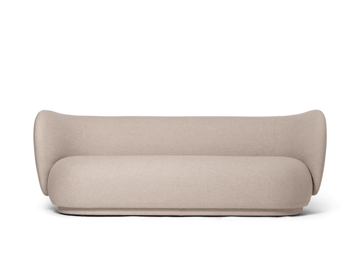 Rico Sofa 3 - Ferm Living Sofas - Main Line Flax - Sand - HORNE