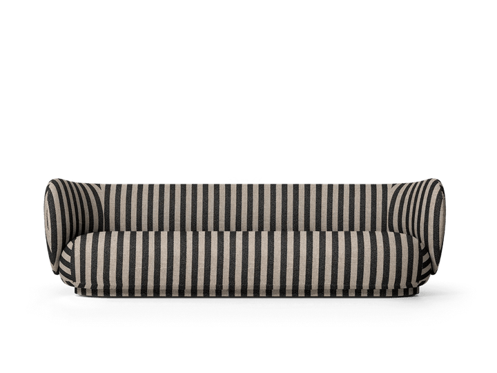 Rico Sofa 4 - Ferm Living Sofas - Louisiana - Sand/Black - HORNE