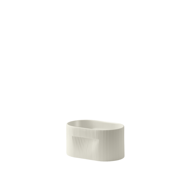 Ridge Planter - Muuto Planters - Small - Beige - HORNE
