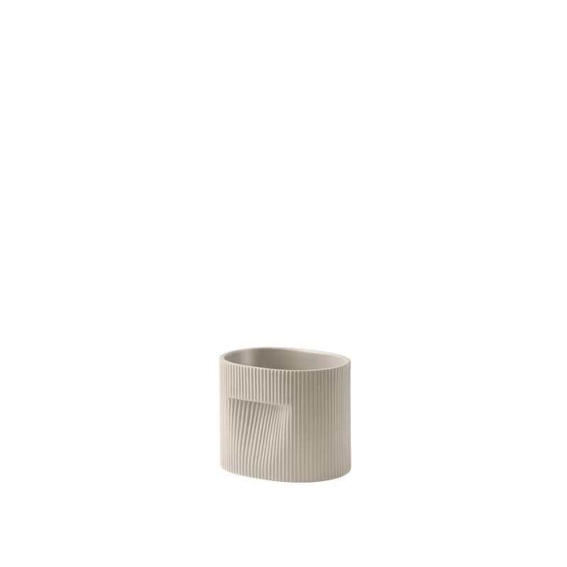 Ridge Planter - Muuto Planters - Small - Beige - HORNE