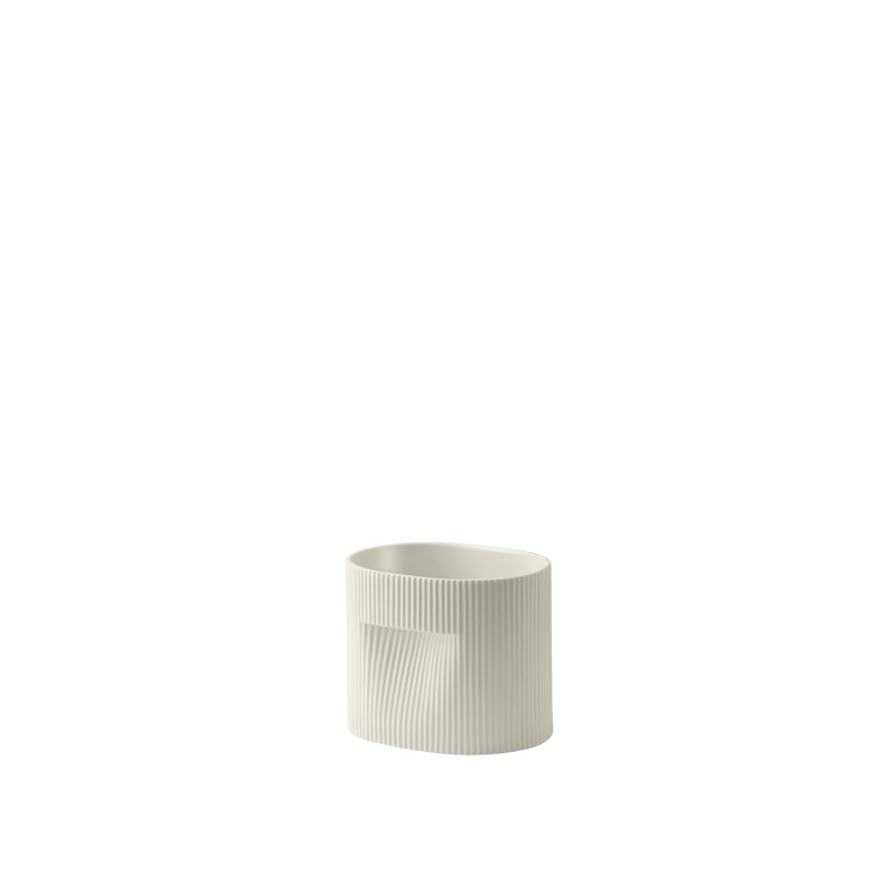 Ridge Planter - Muuto Planters - Small - Beige - HORNE