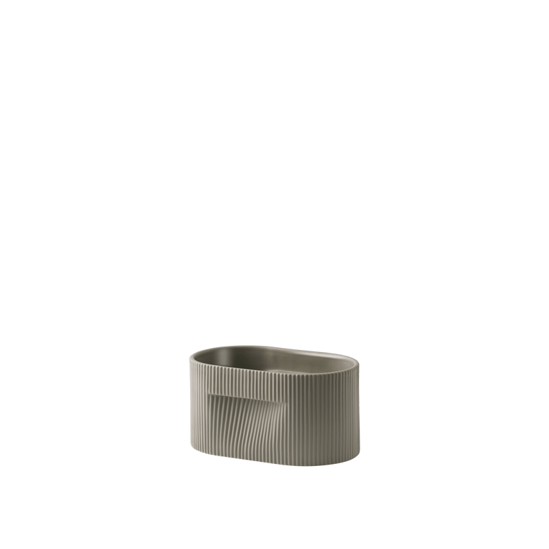 Ridge Planter - Muuto Planters - Small - Beige - HORNE