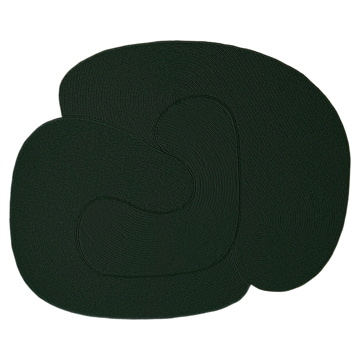 Riff Rug - 4x6 - Souda Rugs - Hunter Green - HORNE