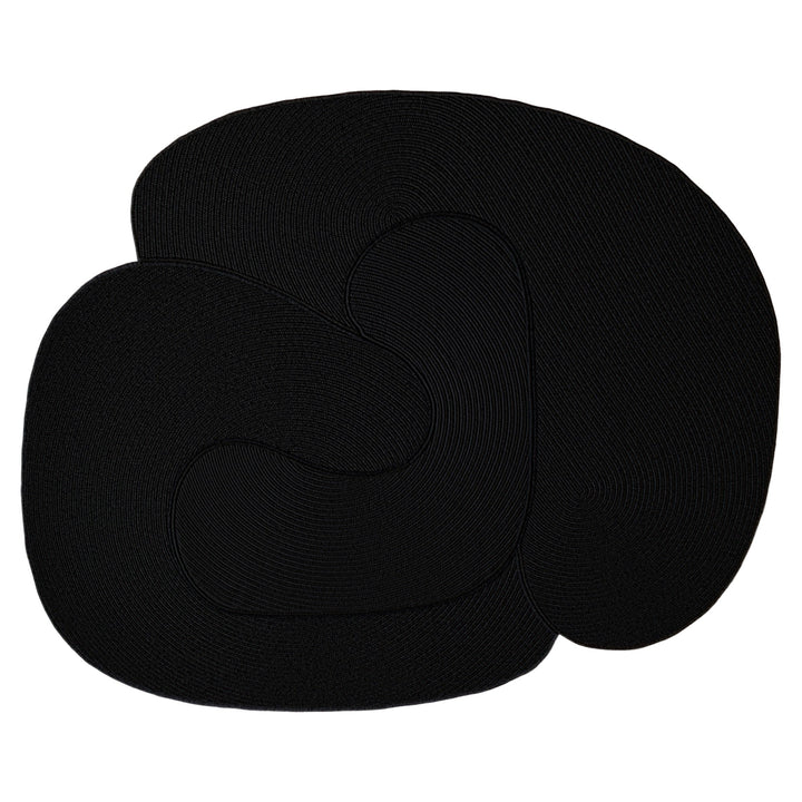 Riff Rug - 4x6 - Souda Rugs - Black - HORNE