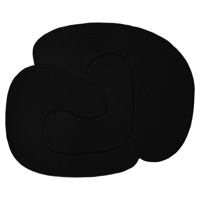 Riff Rug - 4x6 - Souda Rugs - Black - HORNE