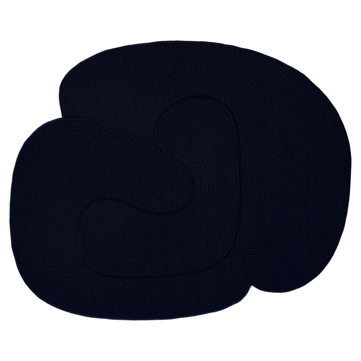 Riff Rug - 4x6 - Souda Rugs - Navy Blue - HORNE