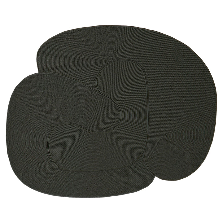 Riff Rug - 4x6 - Souda Rugs - Dark Green - HORNE