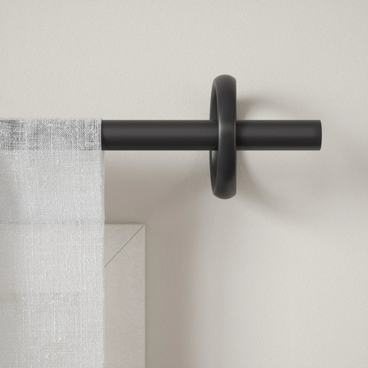 Ringlet Curtain Rod - Umbra Bath - Black - HORNE