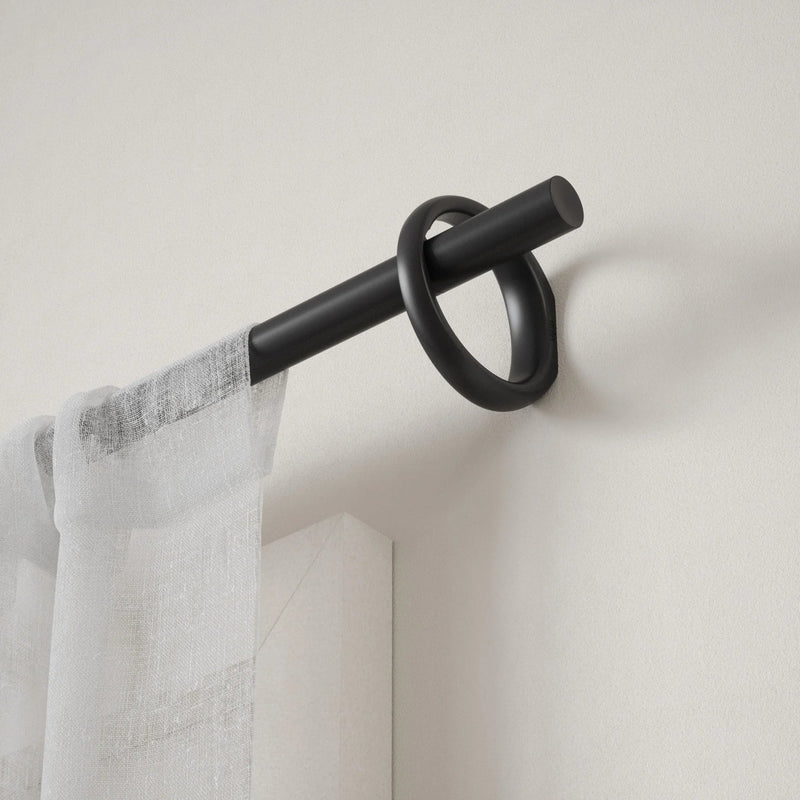 Ringlet Curtain Rod - Umbra Bath - Black - HORNE