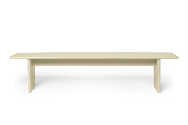 Rink Bench - Ferm Living - Tables - Large - Eggshell - HORNE