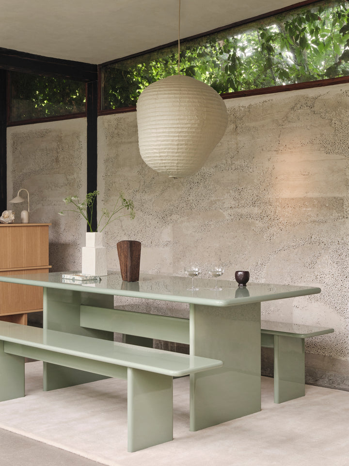 Rink Bench - Ferm Living - Tables - Large - Tea Green - HORNE