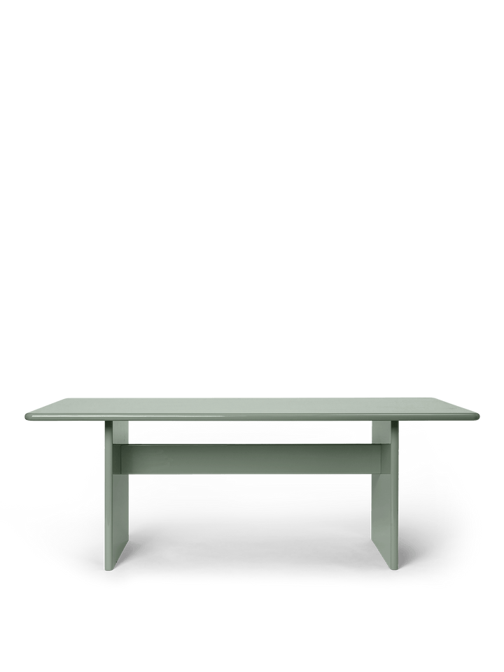 Rink Dining Table - Ferm Living - Tables - Small - Tea Green - HORNE