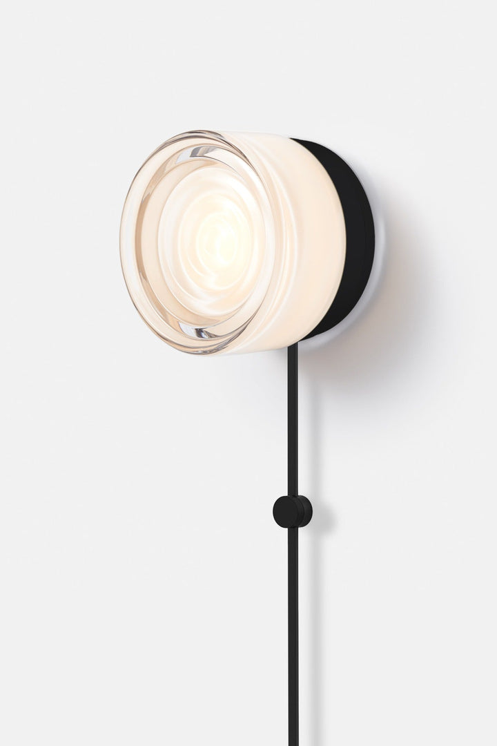 Ripple Corded - Black Anodized - RBW Lighting - White Interior - 2700K (warm white) - Corded Plug - in (Bottom) / 120V Input - HORNE