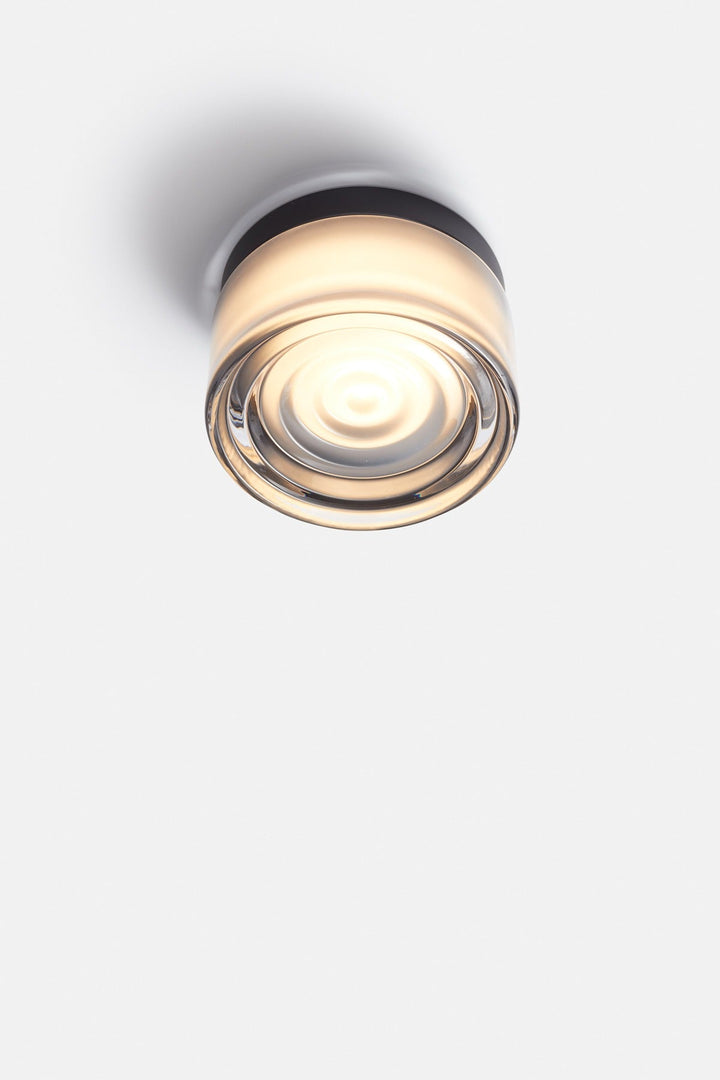 Ripple Flush Mount - RBW Lighting - Smoked - Black Anodized - 2700K (warm white) - HORNE