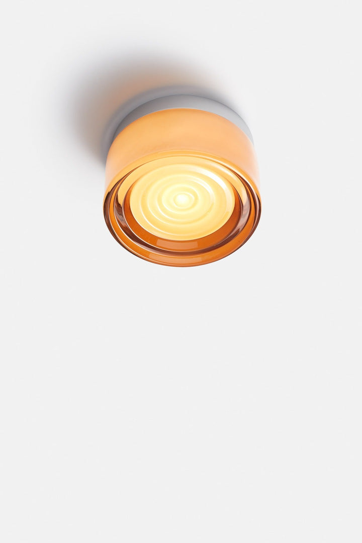 Ripple Flush Mount - RBW Lighting - Copper Exterior - Natural Anodized - 2700K (warm white) - HORNE