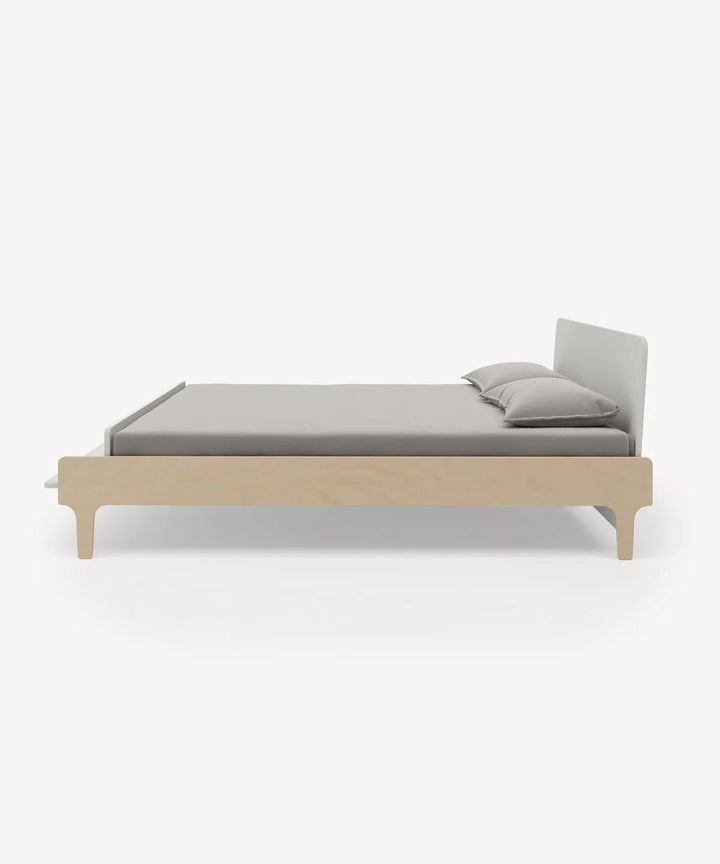River Full Bed - Oeuf Kids + Baby - White/Birch - HORNE