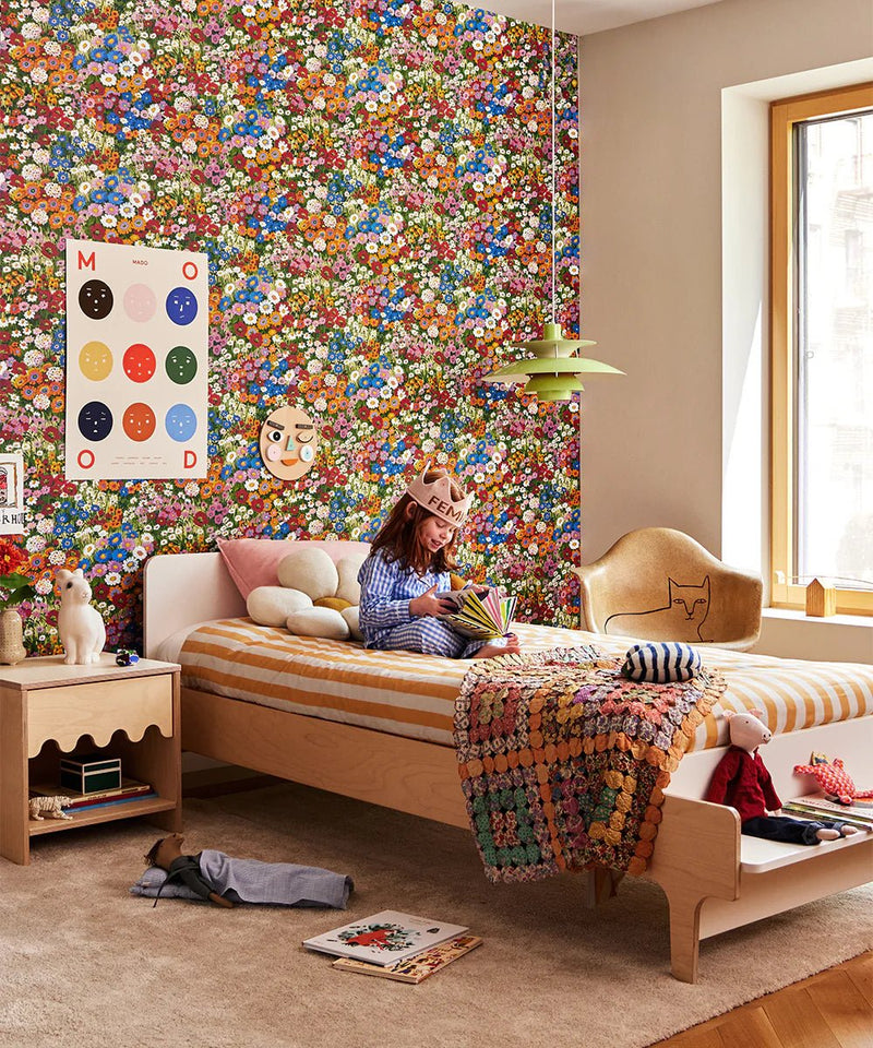 River Twin Bed - Oeuf - Kids + Baby - White/Birch - HORNE