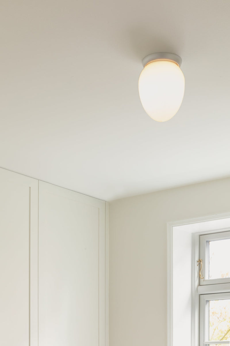 Rizzatto 171 Ceiling Light - Nuura Ceiling Lights - Satin Brass / Opal - HORNE