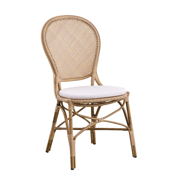Rossini Outdoor Side Chair - Sika Design - Outdoor Furniture - Antique - Canvas White - HORNE