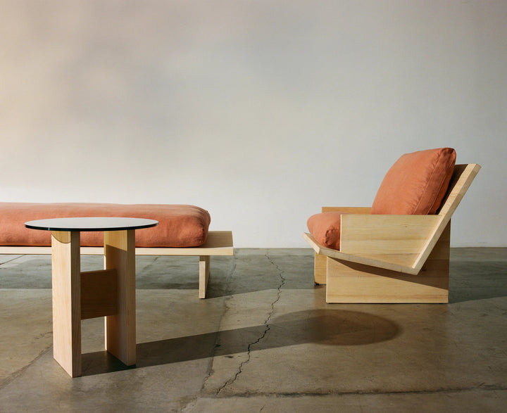 Rugosa Chair - Kalon Studios Chairs - Sugar Pine - Apricot - HORNE