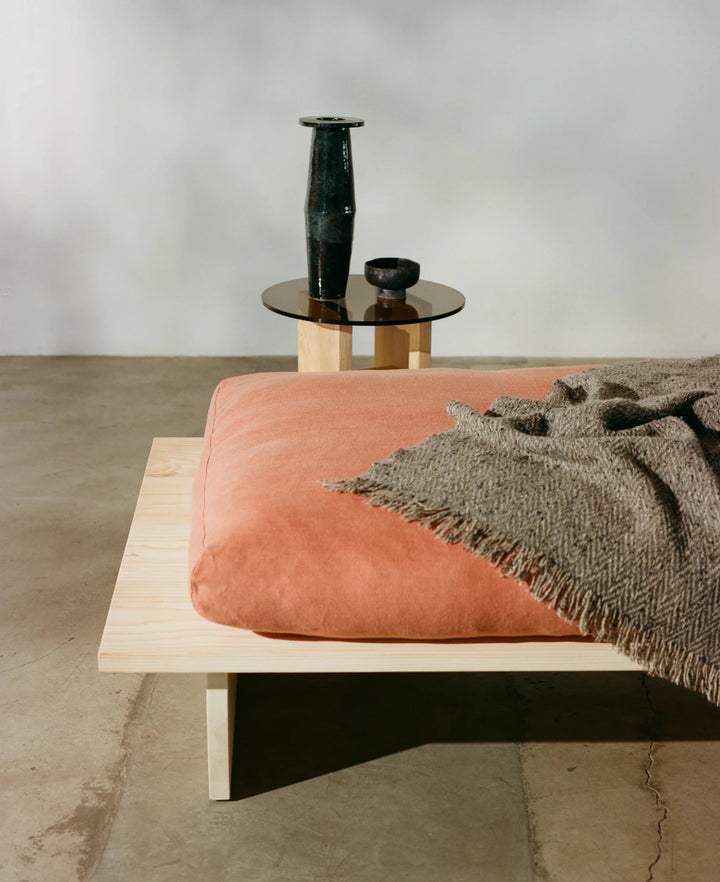 Rugosa Daybed - Kalon Studios Beds - Sugar Pine - Egg - HORNE