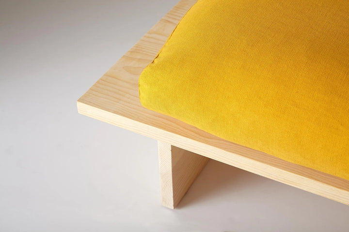 Rugosa Daybed - Kalon Studios Beds - Sugar Pine - Egg - HORNE