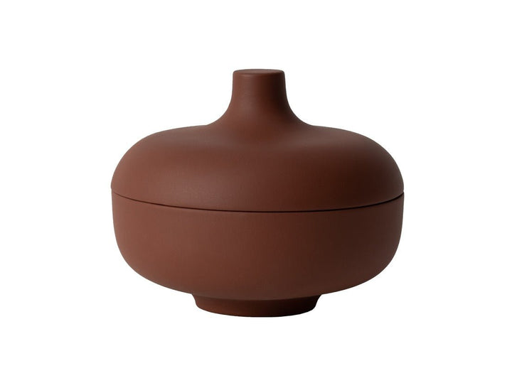 Sand Secret Bowl W Lid - Design House Stockholm Serveware - Red clay - Medium - HORNE