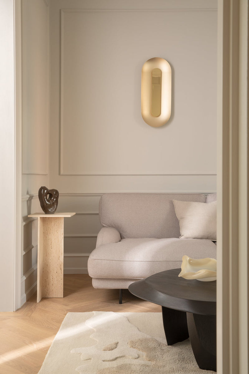 Sasi Wall Lamp - Nuura Sconces - Small - Brass - HORNE