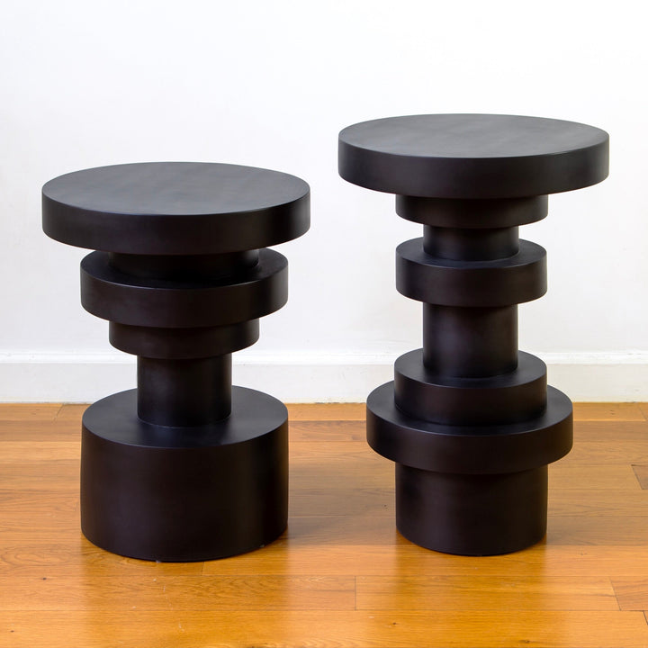 Sass Side Table - One of Each - Souda Tables + Desks - White - HORNE