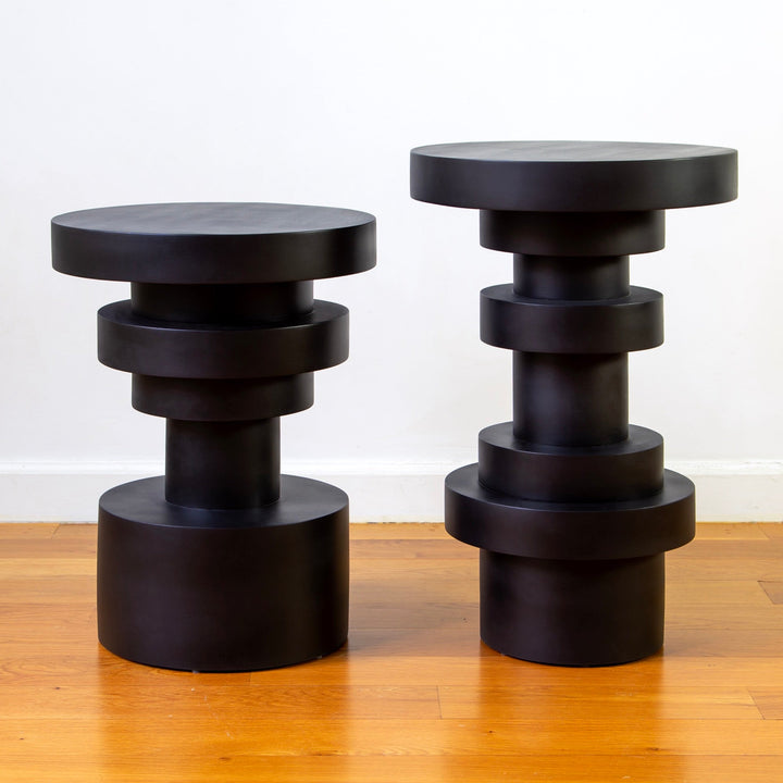 Sass Side Table - One of Each - Souda Tables + Desks - White - HORNE