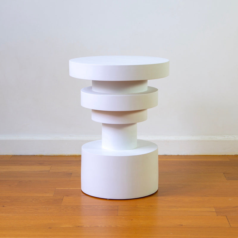 Sass Side Table - Souda Tables + Desks - Short - White - HORNE