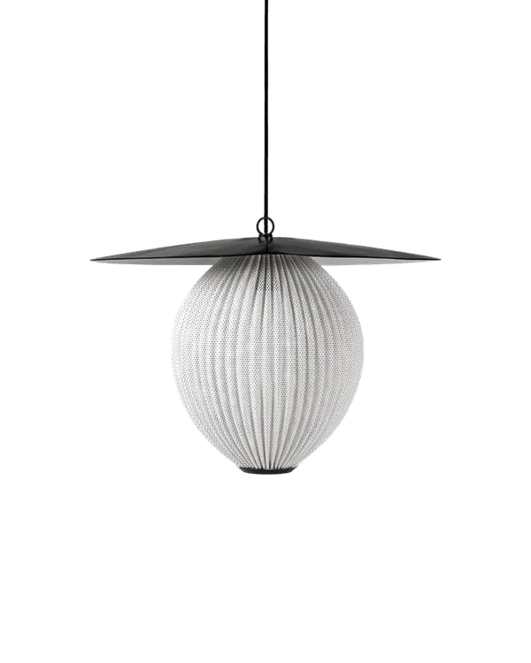 Satellite Pendant - US - Gubi Pendants - Large - Ø27 - Black - Cream White Semi Matt - HORNE