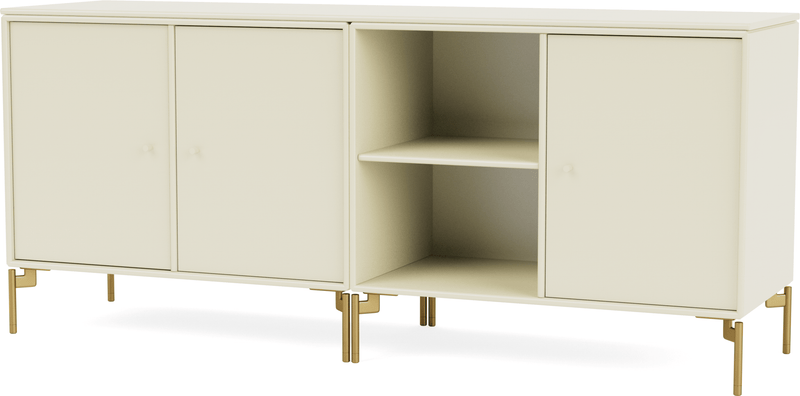 Save Lowboard - With Legs - Montana - Shelving - Anthracite - Matte Chrome - HORNE