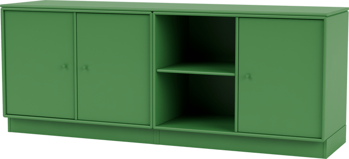 Save Lowboard - With Plinth Base - Montana - Shelving - Parsley - 2.7" - HORNE