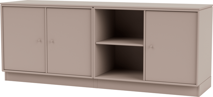 Save Lowboard - With Plinth Base - Montana - Shelving - Mushroom - 2.7" - HORNE