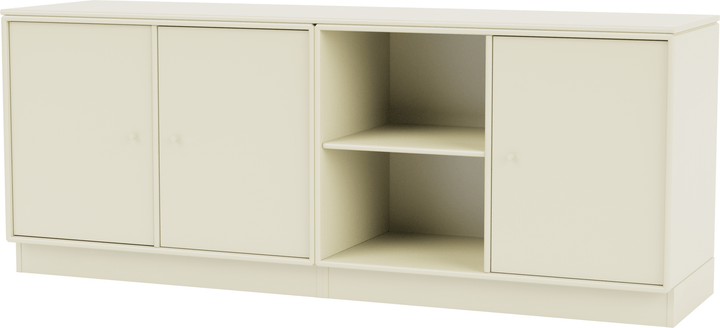 Save Lowboard - With Plinth Base - Montana - Shelving - Vanilla - 2.7" - HORNE