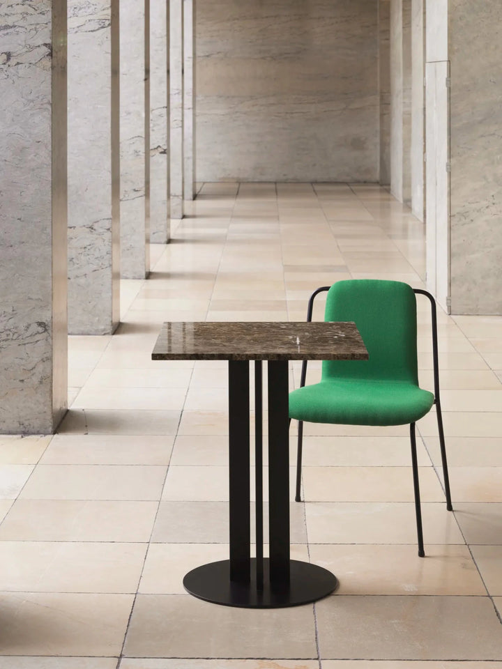 Scala Café Table H75 70x70 cm Marble - Normann Copenhagen Cafe Tables - Black - HORNE