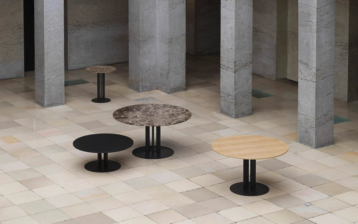 Scala Café Table H75 Ø70 cm Marble - Normann Copenhagen Cafe Tables - Coffee - HORNE
