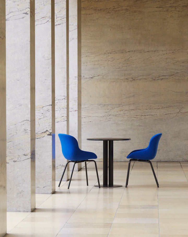 Scala Café Table H75 Ø70 cm Wood - Normann Copenhagen Cafe Tables - Black Oak - HORNE